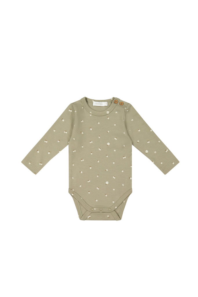 Organic Cotton Fernley Long Sleeve Bodysuit | Apples Seneca Rock