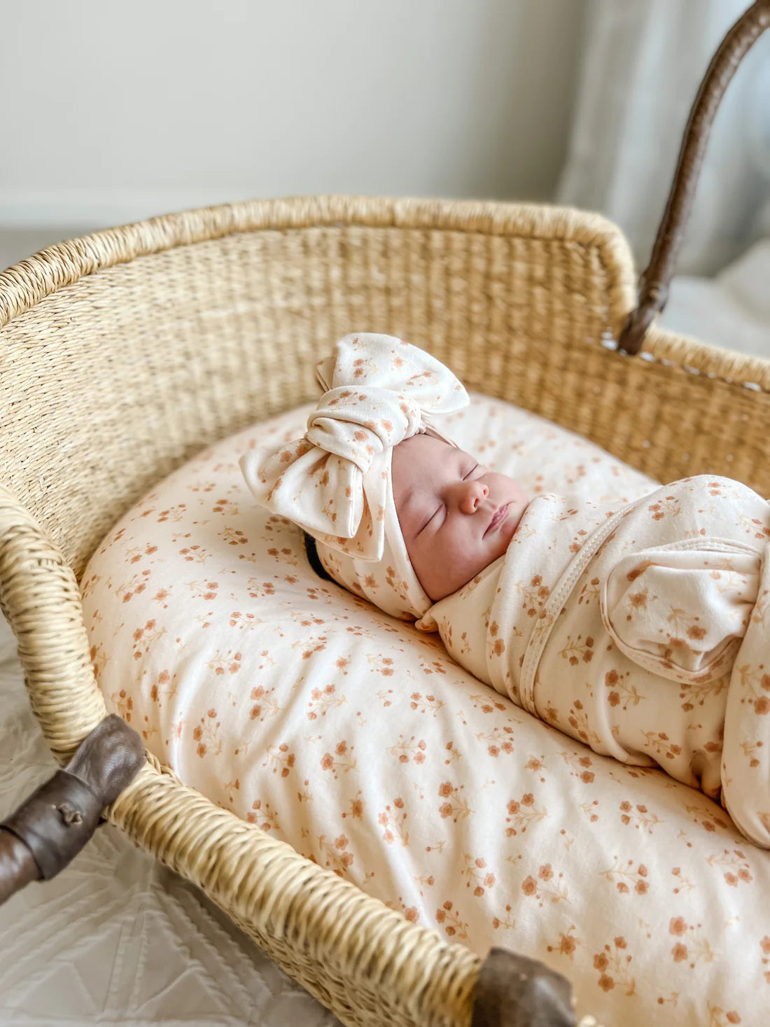 Paisley Cream | Jersey Swaddle Set