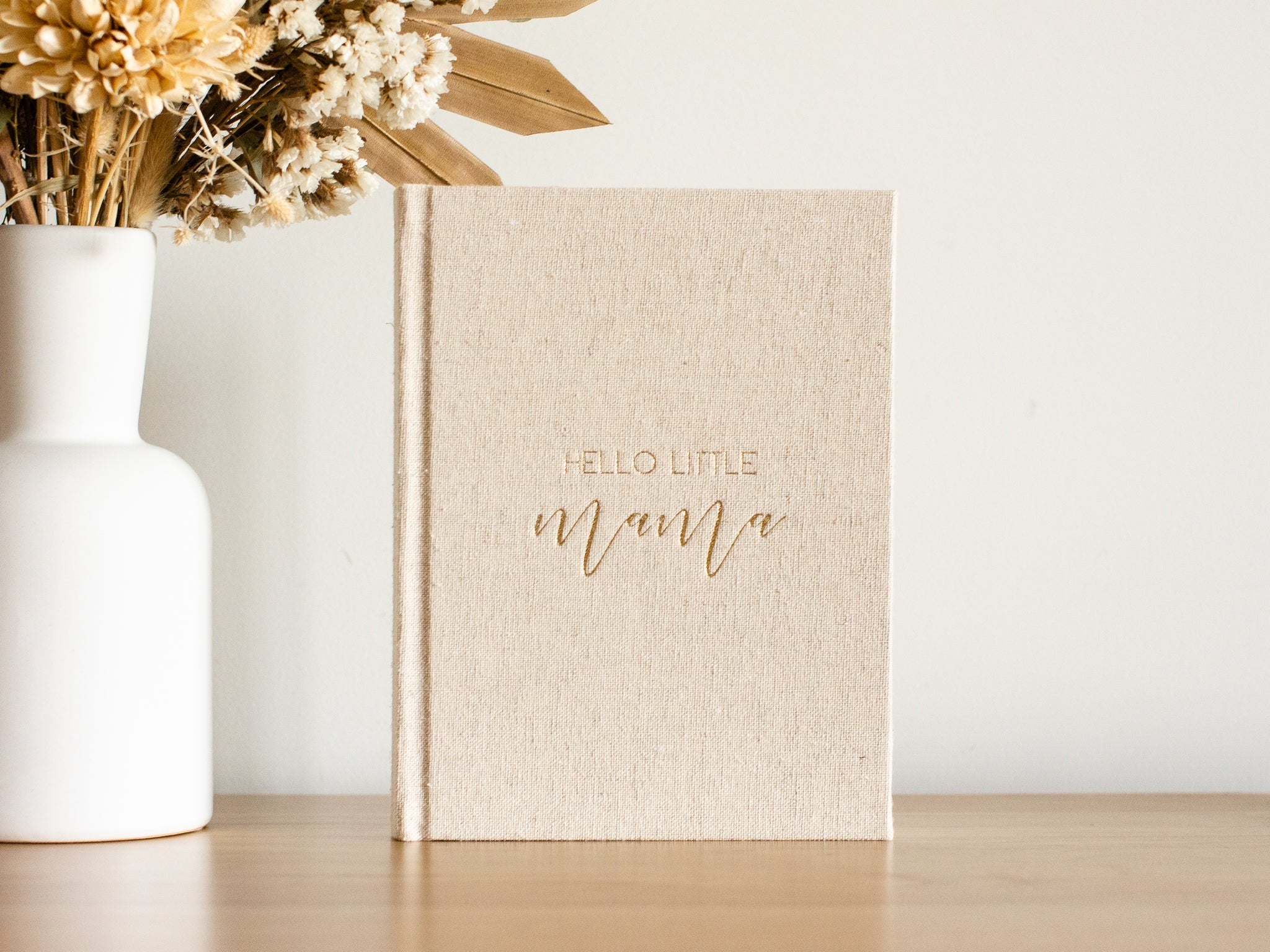 Hello Little Mama - Pregnancy Journal | Sand Linen