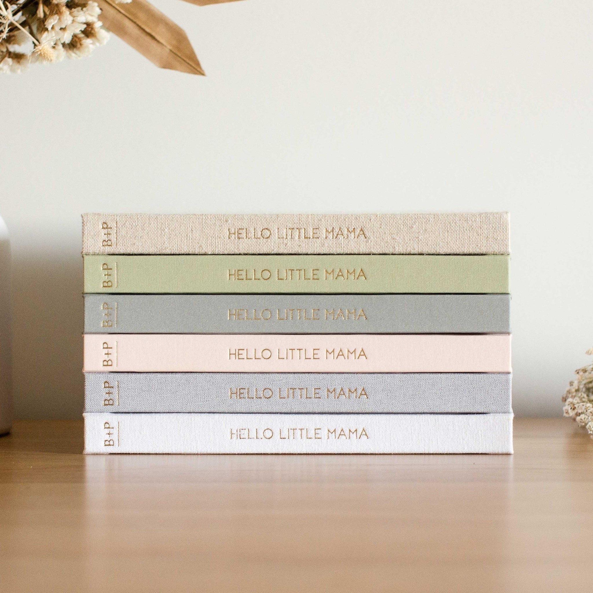 Hello Little Mama - Pregnancy Journal | Sage Green