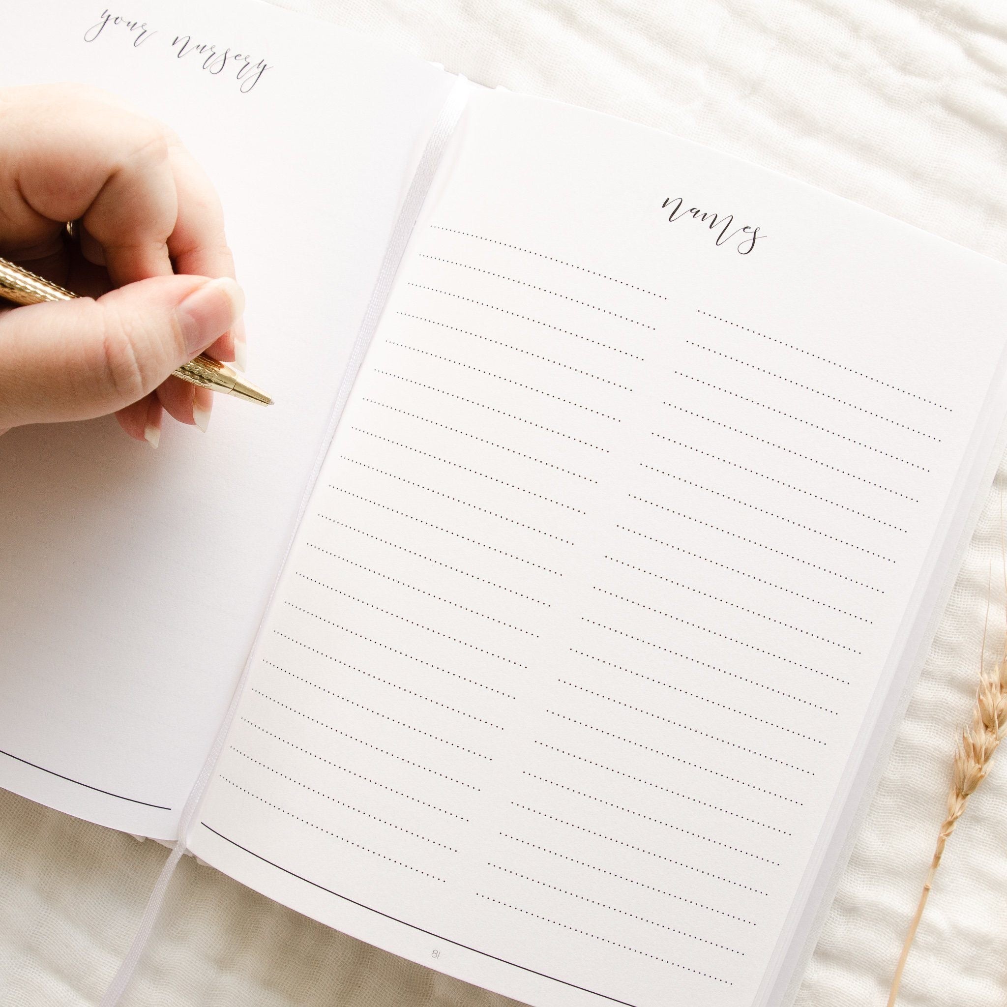 Hello Little Mama - Pregnancy Journal | Sage Green