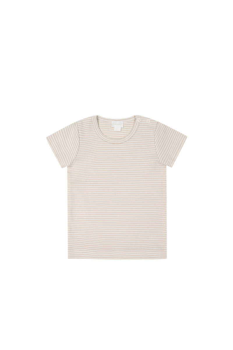 Sonny Pima Cotton Top | Fawn/Cloud