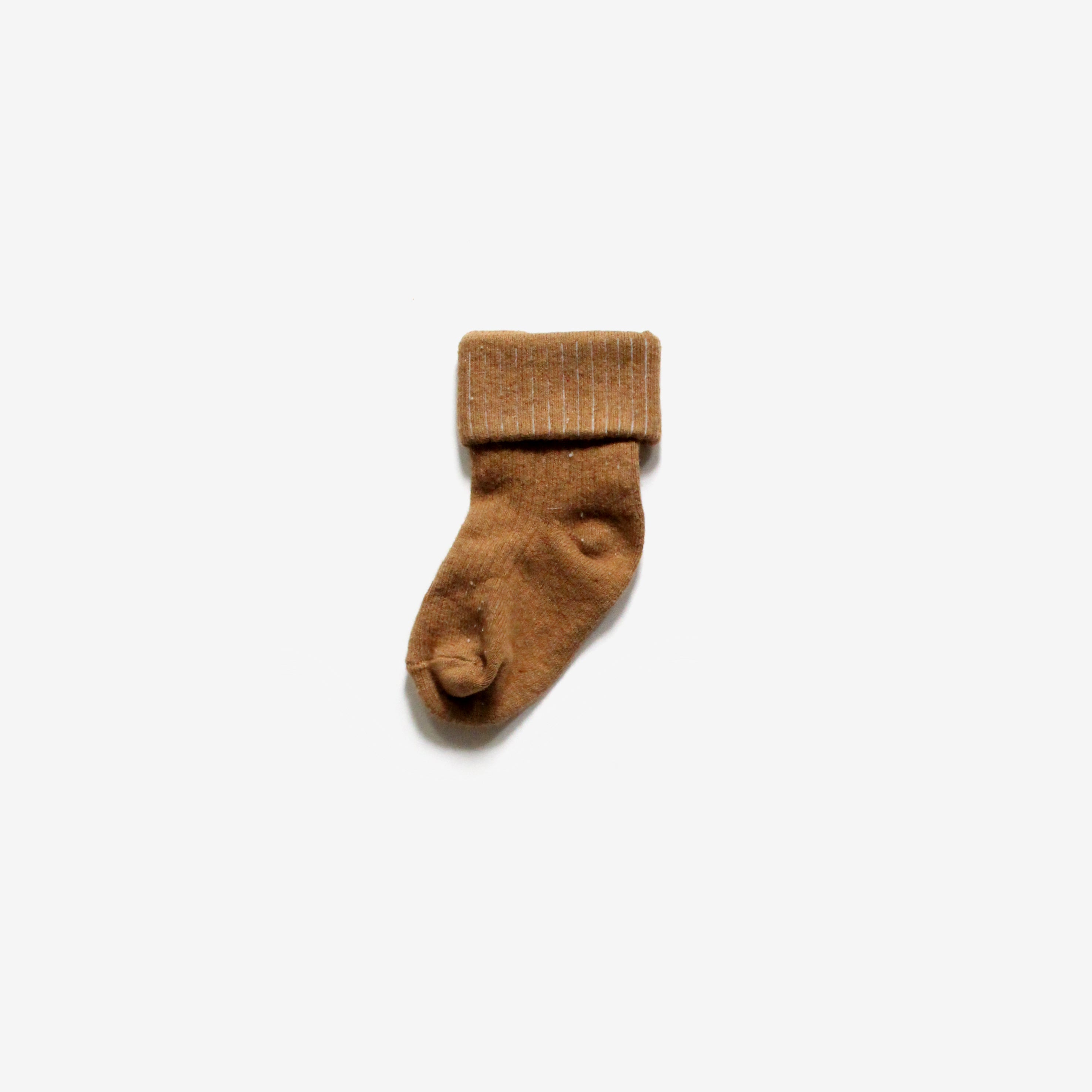 Organic Cotton Knit Socks | Cinnamon
