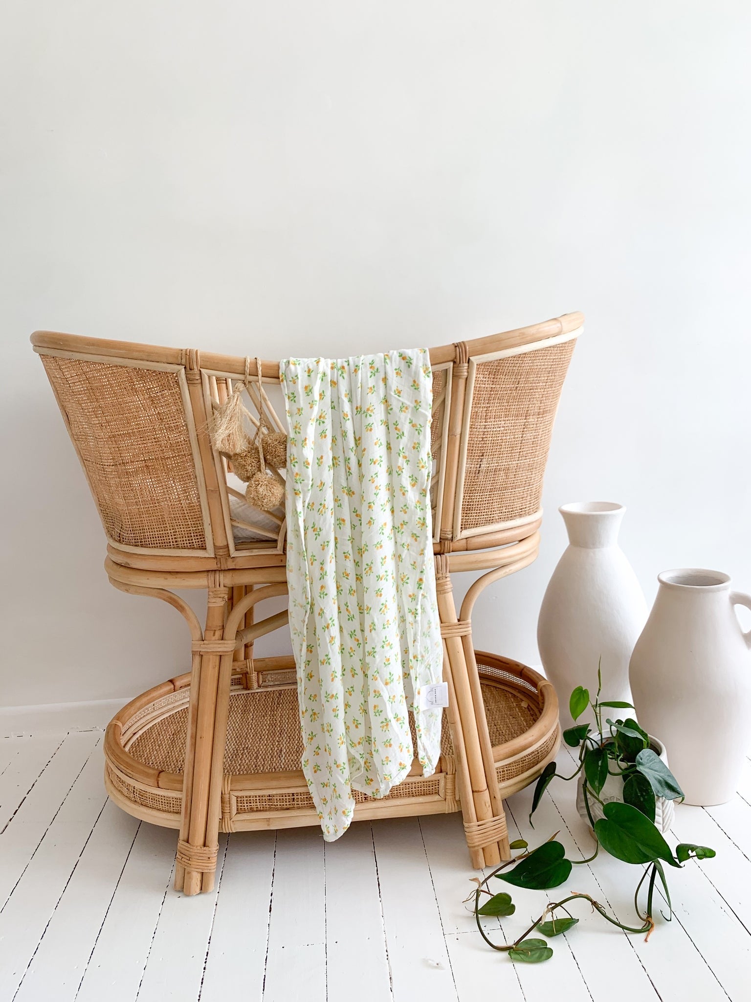 Seakaboo Organic Bamboo Cotton Baby Swaddle|Wrap - Vrinda
