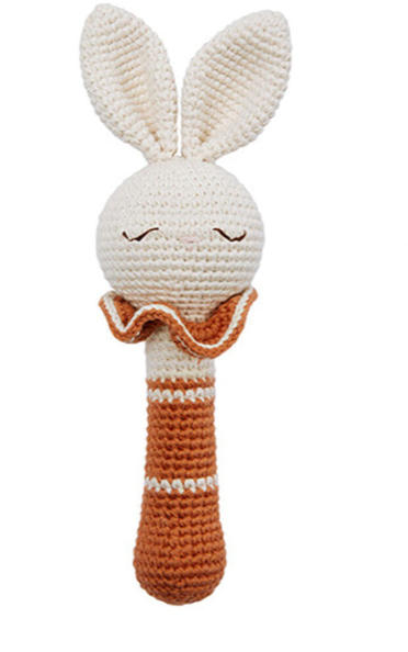 Bunny Rattle | Terracotta