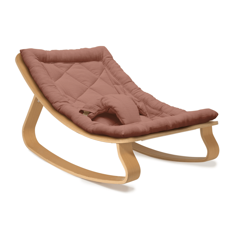 Charlie Crane - Baby Rocker LEVO with Bois de Rose cushion